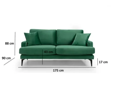 Detail produktu Dvojmiestna pohovka Papira 2 Seater