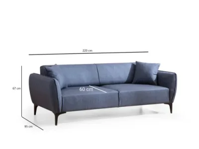 Detail produktu Trojmiestna pohovka Belissimo - Blue