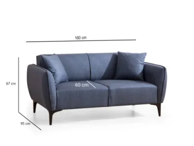 Detail produktu Dvojmiestna pohovka Belissimo - Blue