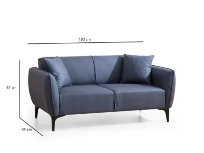 Detail produktu Dvojmiestna pohovka Belissimo - Blue