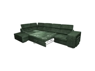 Detail produktu Rozkladacia sedacia súprava MALAGA ľavá Tempo Kondela