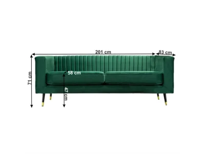 Detail produktu 3-místná pohovka CAROS 3