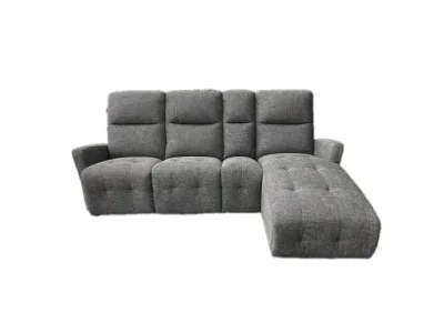 Polohovacia sedacia súprava TROJAN sivá Tempo Kondela