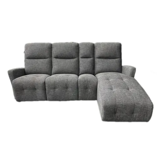 Polohovacia sedacia súprava TROJAN sivá Tempo Kondela