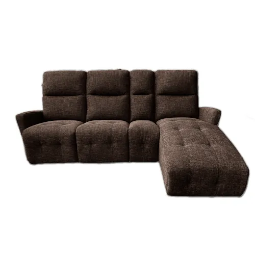 Polohovacia sedacia súprava TROJAN hnedá Tempo Kondela