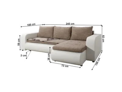 Detail produktu Rozkladacia sedacia súprava BURAN Tempo Kondela