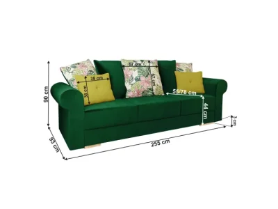 Detail produktu Rozkladacia pohovka SMOKY Tempo Kondela