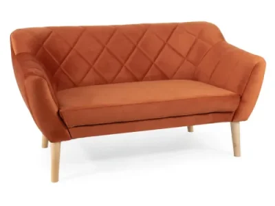 Detail produktu Dvojmiestna pohovka KARO 2 VELVET buk Signal