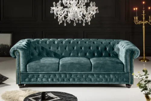 Chesterfield pohovka 3-miestna MIDAS Dekorhome