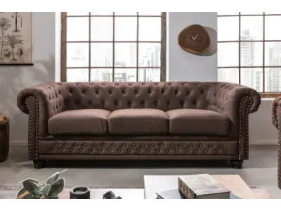 Chesterfield pohovka 3-miestna MIDAS Dekorhome