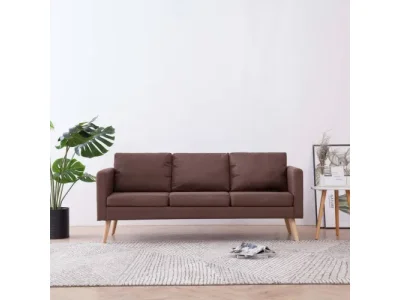 3miestna pohovka látka / drevo Dekorhome