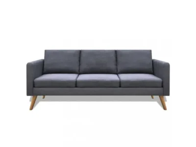 3miestna pohovka látka / drevo Dekorhome