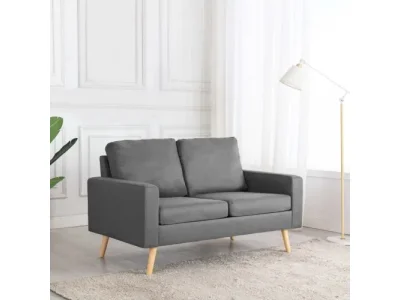 Detail produktu 2-miestna pohovka látka / drevo Dekorhome