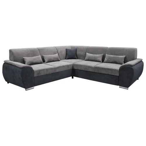 Sedacia súprava EMILY ROH rozkladacia sivá / tmavosivá Tempo Kondela