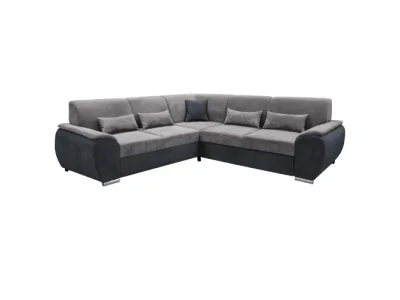 Detail produktu Sedacia súprava EMILY ROH rozkladacia sivá / tmavosivá Tempo Kondela