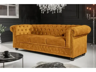 Chesterfield pohovka 3-miestna MIDAS Dekorhome