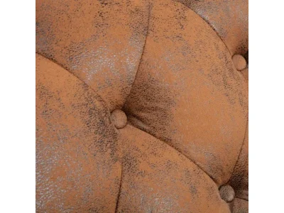 Detail produktu Leňoška hnedá umelá koža Dekorhome