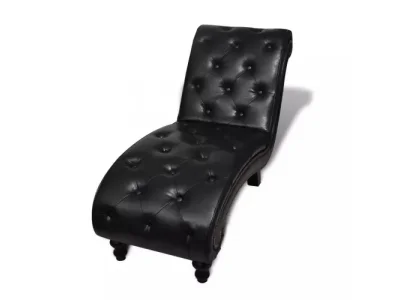 Detail produktu Leňoška hnedá umelá koža Dekorhome