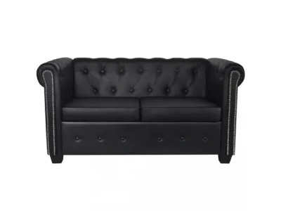 Detail produktu Pohovka Chesterfield 2-sedadlo umelá koža Dekorhome