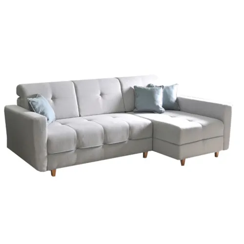 Sedacia súprava rozkladacia HAKAN svetlosivá / mentolová Tempo Kondela