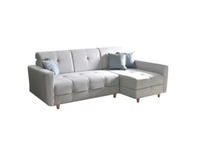 Detail produktu Sedacia súprava rozkladacia HAKAN svetlosivá / mentolová Tempo Kondela