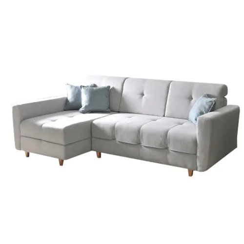 Sedacia súprava rozkladacia HAKAN svetlosivá / mentolová Tempo Kondela