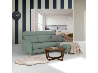 Sedacia súprava rozkladacia BELMONT mentolová Tempo Kondela