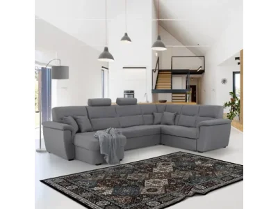 Sedacia súprava rozkladacia BORN U sivá Tempo Kondela