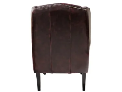 Detail produktu Kreslo Brusel  z pravej hovädzej kože New Red