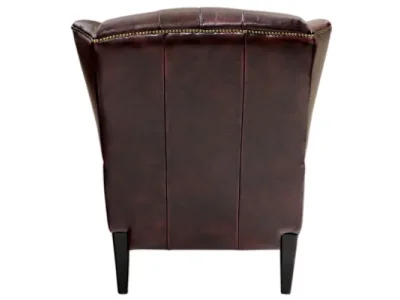 Detail produktu Kreslo Chesterfield Chester z pravej hovädzej kože New Red