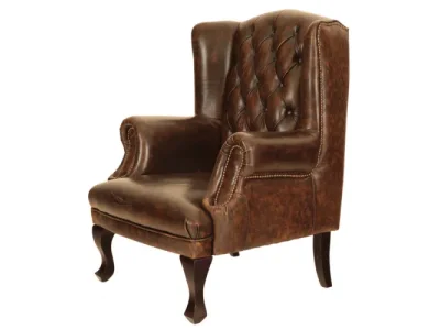 Detail produktu Kreslo Brusel z pravej hovädzej kože Whisky