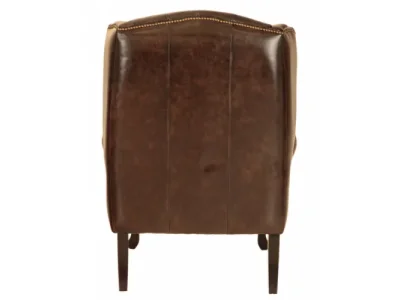 Detail produktu Kreslo Brusel  z pravej hovädzej kože Brown