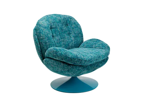 Cosy otočné kreslo modré