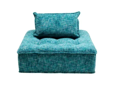 Element Portofino kreslo sivo-modré