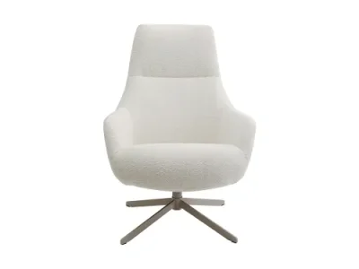 Mimi otočné kreslo krémové