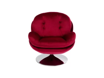 Swivel kreslo bordové