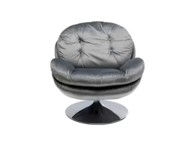 Swivel kreslo sivé