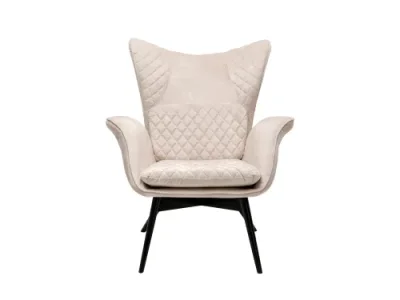 Tudor Velvet kreslo krémové