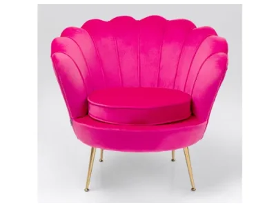 Water Lily kreslo ružové