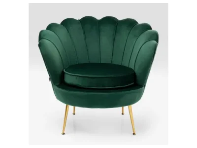 Water Lily kreslo tmavozelené