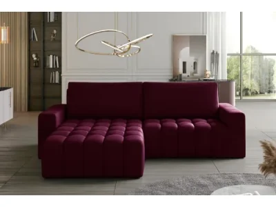 BARON 08 rohová sedačka,  Mat Velvet 68, ľavý roh