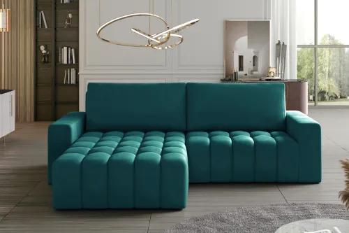 BARON 09 rohová sedačka, Mat Velvet 75, ľavý roh