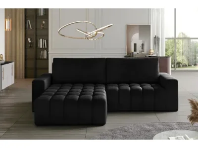 BARON 10 rohová sedačka, Mat Velvet 99, ľavý roh