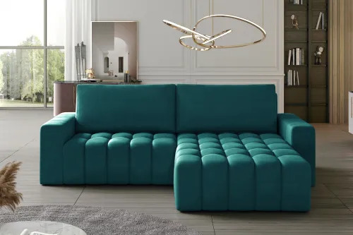 BARON 32 rohová sedačka, Mat Velvet 75, pravý roh