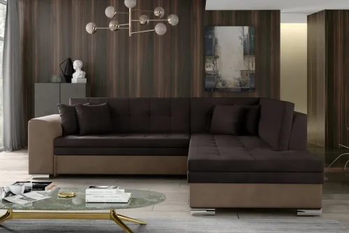 PENNY 63 rohová sedačka, Monolith 29/ Monolith 09, pravý roh