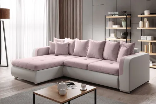 KENY MINI rohová sedačka - ľavá, Milo 10/Madryt 120