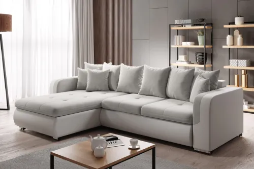 KENY MINI rohová sedačka - ľavá, Milo 25/Madryt 120