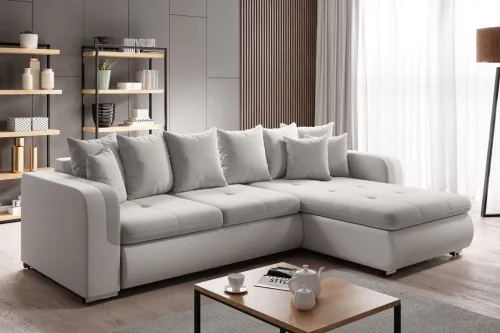 KENY MINI rohová sedačka - pravá, Milo 25/Madryt 120