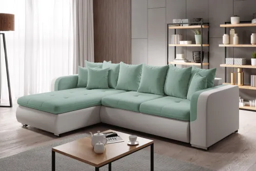 KENY MINI rohová sedačka - ľavá, Milo 8/Madryt 120