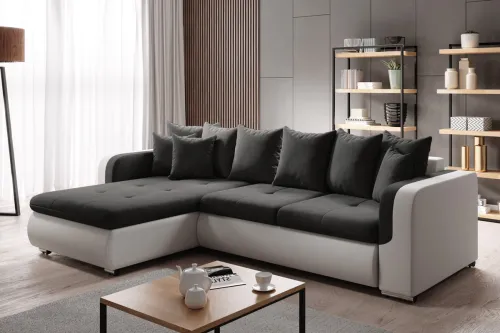 KENY MINI rohová sedačka - ľavá, Sun 100/Madryt 120